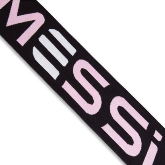 Inter Miami Messi soccer club scarf NWT pink and black - Picture 6 of 6